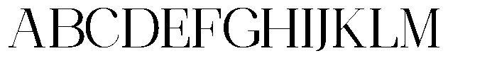 Ethically Serif Var Thin Font UPPERCASE