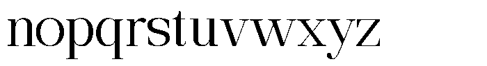 Ethically Serif Var Thin Font LOWERCASE