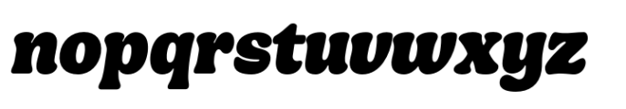 Ethika Italic Font LOWERCASE