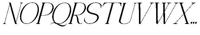 Ethiven Qastron Black Italic Regular Font UPPERCASE