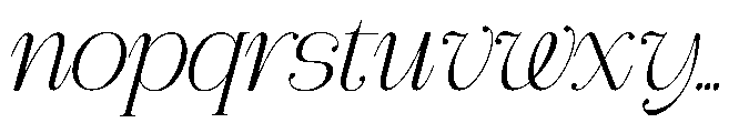 Ethiven Qastron Black Italic Regular Font LOWERCASE