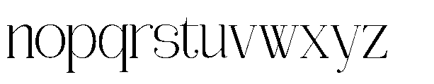 Ethiven Qastron Black Regular Font LOWERCASE