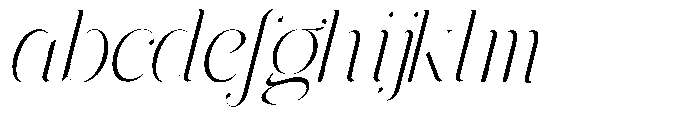 Ethiven Qastron Condend Italic Italic FONT