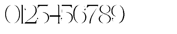 Ethiven Qastron Condensed Regular Font OTHER CHARS