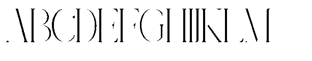 Ethiven Qastron Condensed Regular Font UPPERCASE