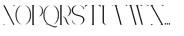 Ethiven Qastron Condensed Regular Font UPPERCASE