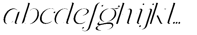 Ethiven Qastron Expanded Italic Regular FONT