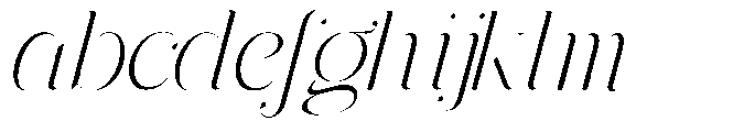Ethiven Qastron Italic Regular FONT