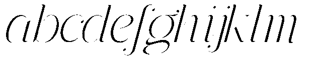 Ethiven Qastron Italic Scale Regular FONT