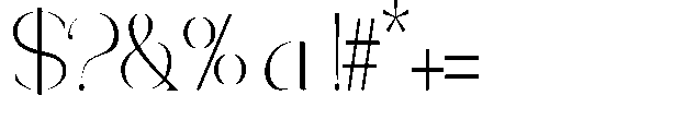 Ethiven Qastron Scale Regular Font OTHER CHARS
