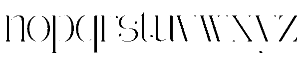 Ethiven Qastron Scale Regular Font LOWERCASE