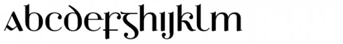 Ethlinn Regular Font LOWERCASE