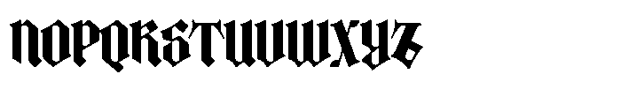 Ethnica Font UPPERCASE