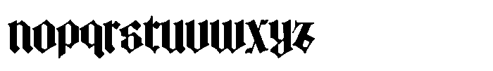Ethnica Font LOWERCASE