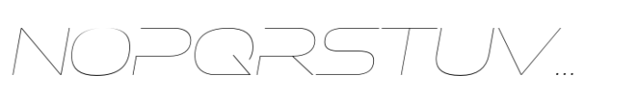 Ethnocentric Hairline Italic Font UPPERCASE