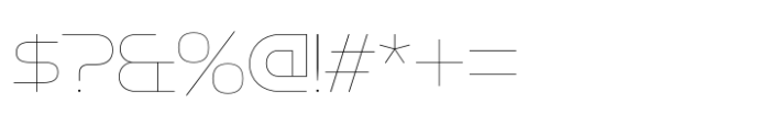 Ethnocentric Hairline Font OTHER CHARS