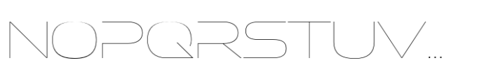 Ethnocentric Hairline Font LOWERCASE