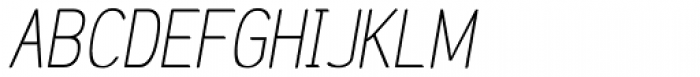 Etho Italic Font UPPERCASE