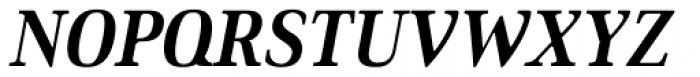 Ethos Condensed Bold Italic Font UPPERCASE