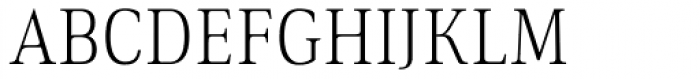 Ethos Condensed Thin Font UPPERCASE