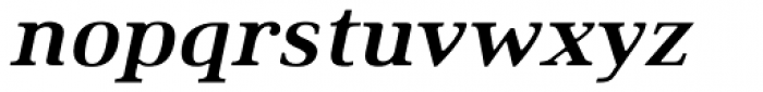 Ethos Expanded Bold Italic Font LOWERCASE