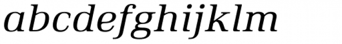 Ethos Expanded Regular Italic Font LOWERCASE