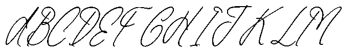 Ethyopark Scriptov Italic Font UPPERCASE