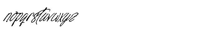 Ethyopark Scriptov Italic Font LOWERCASE
