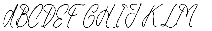 Ethyopark Scriptov Regular Font UPPERCASE