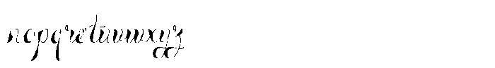Etiopia Italic Font LOWERCASE