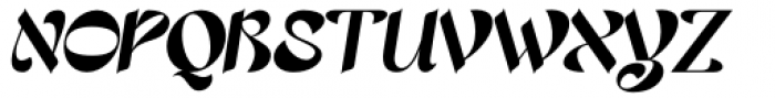 Etnyca Italic Font UPPERCASE