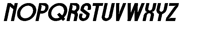 Etrixo Italic Font UPPERCASE