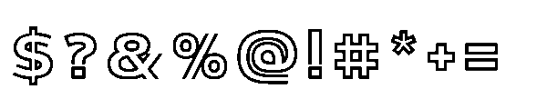 Etronika Font OTHER CHARS