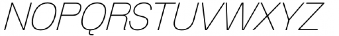Etrusco Now  Thin Italic Font UPPERCASE
