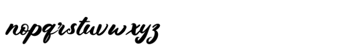 Etthany Font LOWERCASE