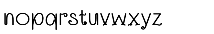 Ettobay Bold Font LOWERCASE
