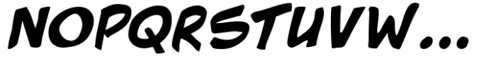 Ettore Italic Font LOWERCASE