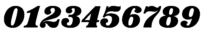 Etna Black Italic Font OTHER CHARS