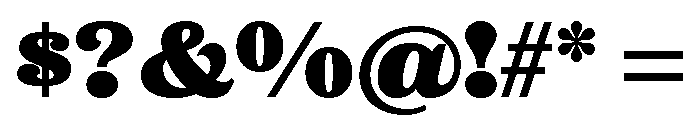 Etna Black Font OTHER CHARS