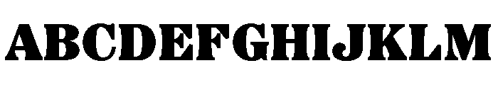 Etna Black Font UPPERCASE