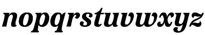 Etna Bold Italic Font LOWERCASE