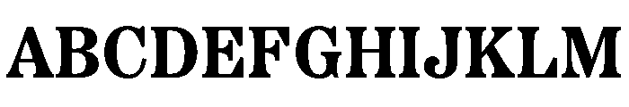 Etna Bold Font UPPERCASE