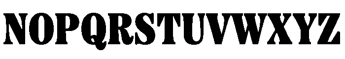 Etna Condensed Black Font UPPERCASE