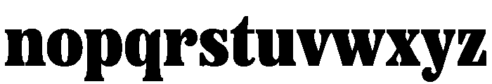 Etna Condensed Black Font LOWERCASE