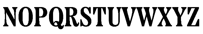 Etna Condensed Bold Font UPPERCASE