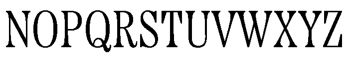 Etna Condensed Light Font UPPERCASE