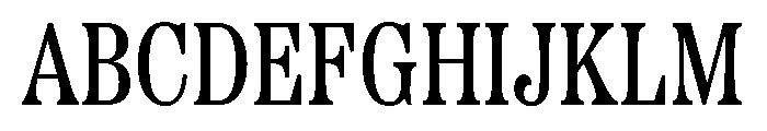 Etna Condensed Regular Font UPPERCASE