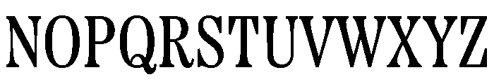 Etna Condensed Regular Font UPPERCASE