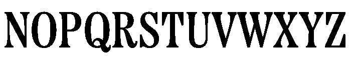 Etna Condensed Semi Bold Font UPPERCASE