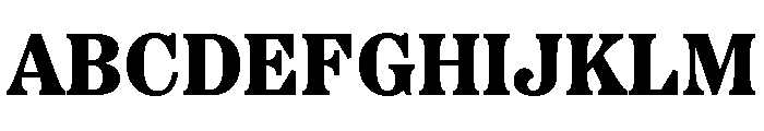 Etna Extra Bold Font UPPERCASE